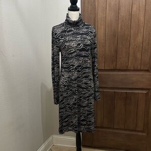 Anthropologie Maeve - Turtleneck Swing Dress EUC
